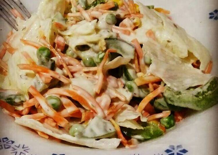 Resep masakan Salad Sayur @la Bunda Bunga | Cara Mengolah Salad Sayur @la Bunda Bunga Yang Bikin Ngiler