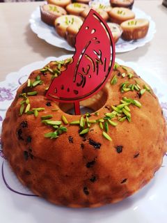 عکسی از دستور کیک یلدایی