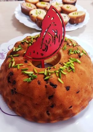 عکسی از دستور کیک یلدایی