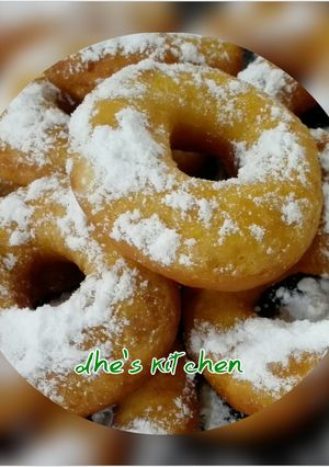Foto resep Pumpkin donut (donat labu kuning)