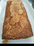 Budín de naranja con su pulpa