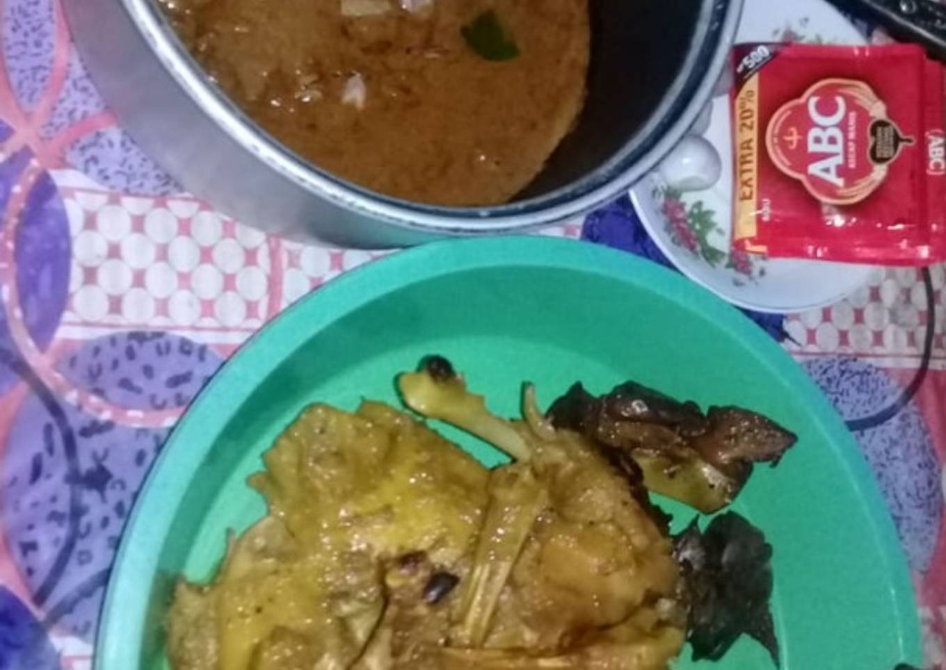 Ayam kampung bumbu sate