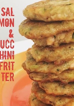Foto resep (MPASI) Salmon & Zucchini Fritter (Bakwan)