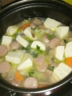 Foto resep Sup sosis tahu
