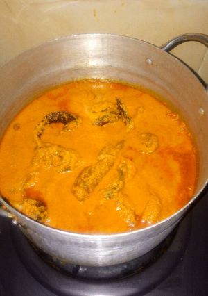 A picture of Egusi ijebu (Native soup).