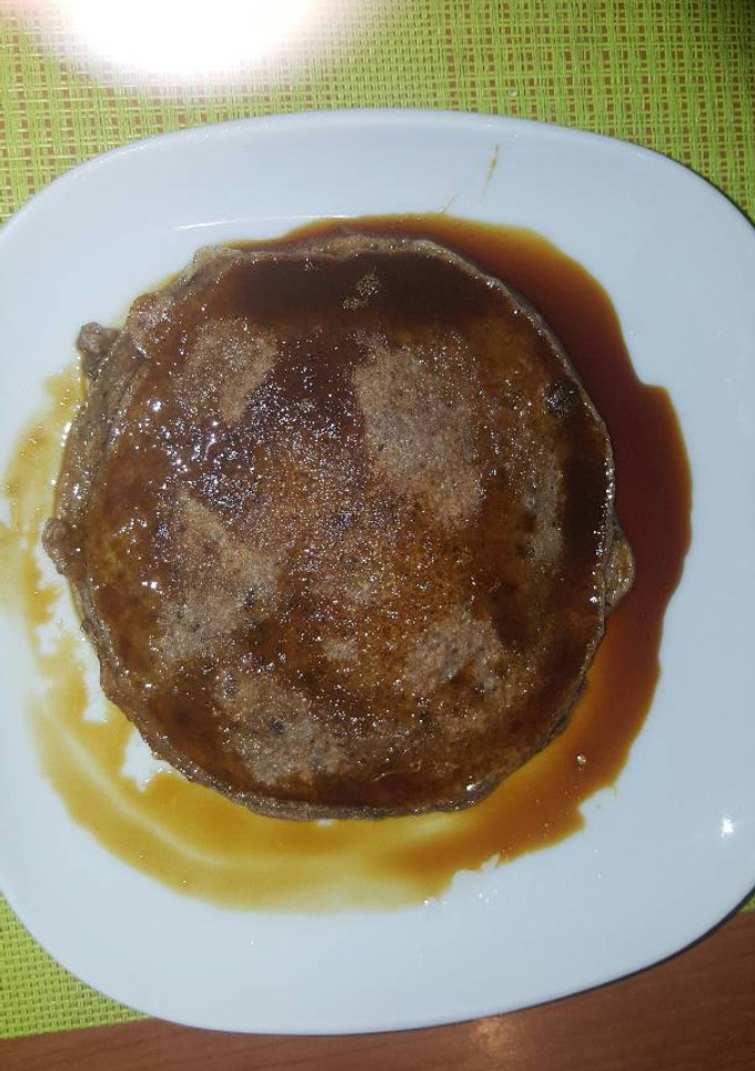 Una foto de Tortitas con avena y caramelo