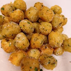 Fried Parmesan Potato Balls A picture of Fried Parmesan Potato Balls.