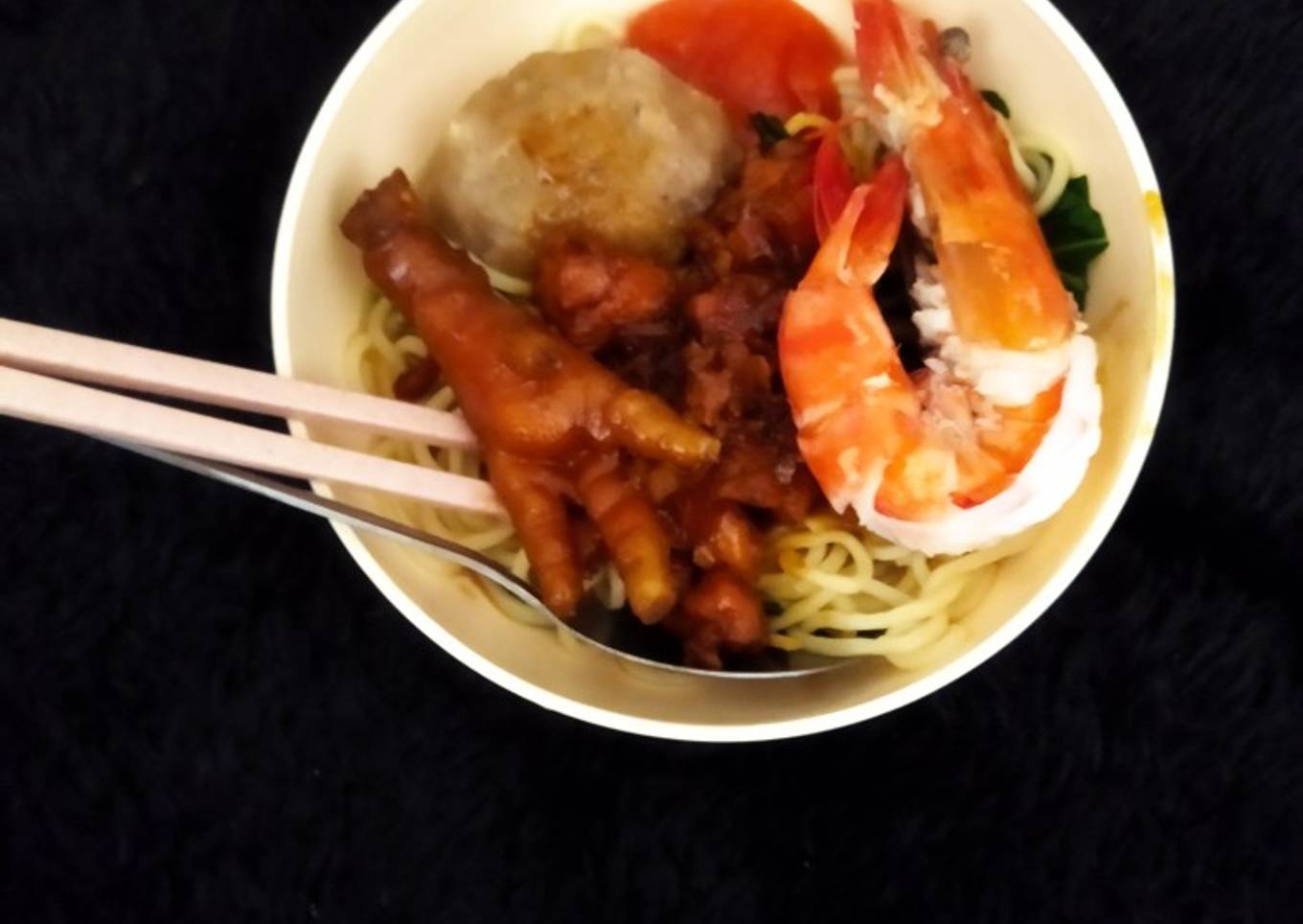 Mie ayam rumahan Ala umma shanum