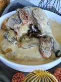 Pintade aux morilles et Champagne