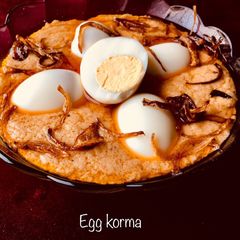A picture of Egg korma.