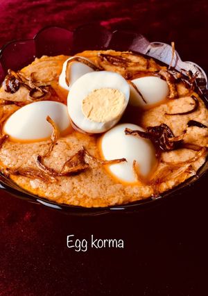 A picture of Egg korma.