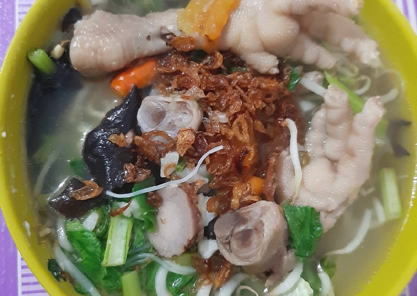 Ceker Tomyam Bening ala kadarnya
