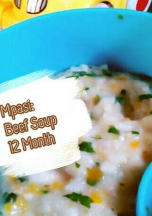 Foto resep Mpasi : Beef Soup