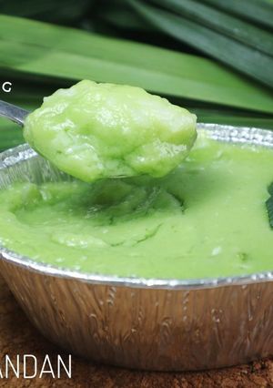 Foto resep Ketan saus pandan