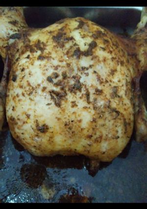 Una foto de Pollo a la naranja