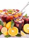Ponche de frutas. (tipo pisto sin alcohol)