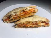 Una foto de bocadillo de sobrasada