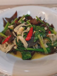 Foto resep Tumis jamur sawi