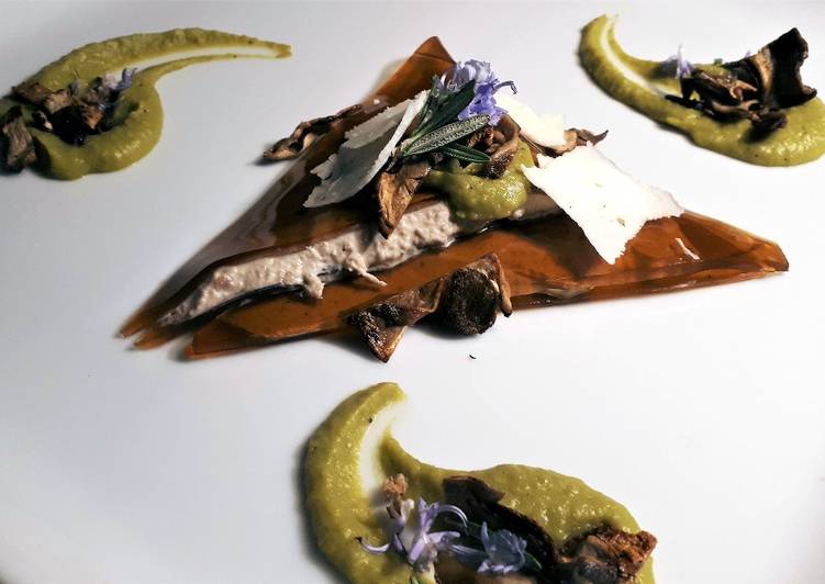 Crespelle molecolari alla boscaiola