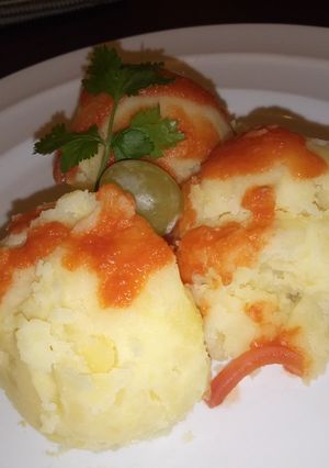 A picture of Kenyan style Mashed potato.
