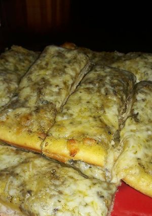 A picture of Za'atar Pastries with Mozzarella.