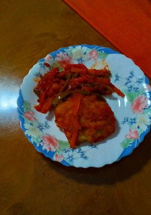 Una foto de Hamburguesa especial de pollo