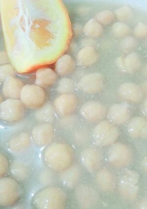 صورة لوصفة طريقة عمل الحمص