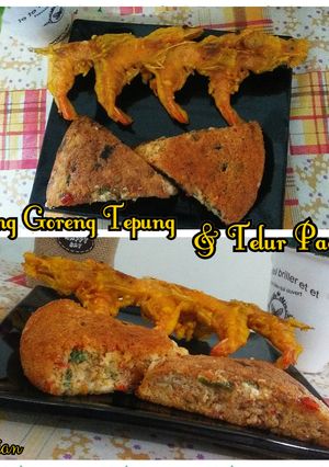 Foto resep Udang Goreng Tepung dan Telur Padang 🍤🍳#ketofriendly #ketofy #debm