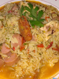 Una foto de Paella de New orleans. Jambalaya