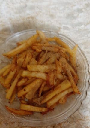 A picture of French fries.