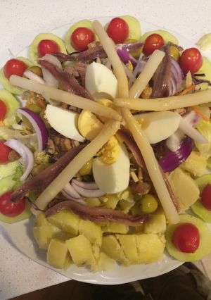 Una foto de Ensalada para la prisa