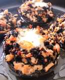 Nấm Mỡ To Nhồi Thịt Băm Rang Mộc Nhĩ