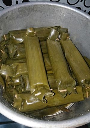 Foto resep Lontong kukus praktis