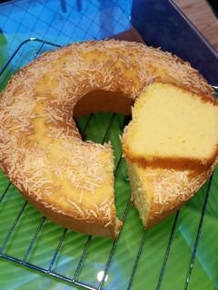 Foto resep 7. BOLU TAPE KEJU 🧀panggang lembut ekonomis