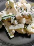 Cucumber and apple salad
