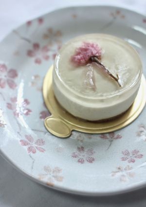 櫻花豆腐芝士蛋糕 的食譜成品照片