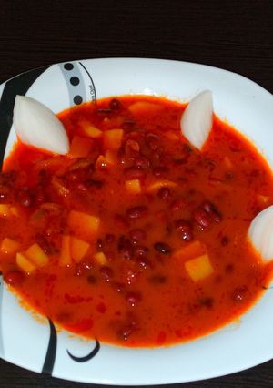 عکسی از دستور خوراک لوبیا