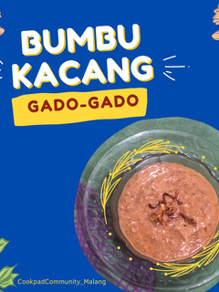 Foto resep Bumbu kacang gado-gado