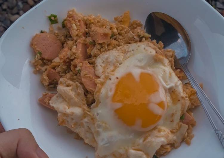Bagaimana Membuat Cauli Fried Rice // Nasi Goreng Kembang Kol (Keto - DEBM) Anti Gagal