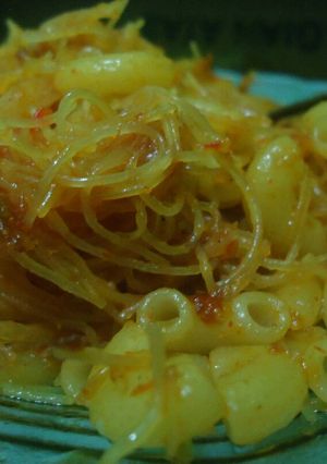Foto resep Bihun+makaroni pedes