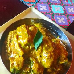 A picture of Stuffed Ridge gourd.