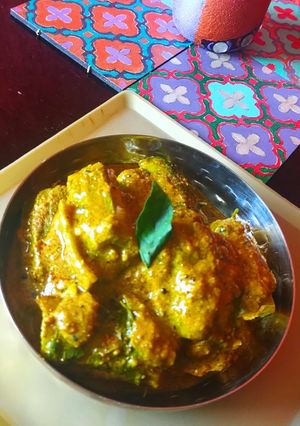 A picture of Stuffed Ridge gourd.