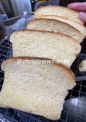 Foto resep Resep Roti Tawar Lembut Hokkaido Milk Bread(tanpa pelembut)Metode Waterroux