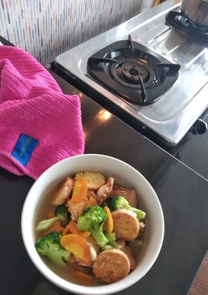 Foto resep Wortel Brokoli cah Sosis Tofu
