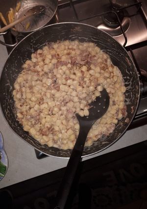Foto di Gnocchetti gorgonzola speck e noci