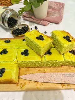 Foto resep Boterkoek Pandan (Lekker Holland)