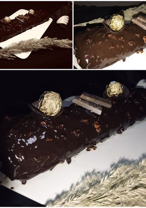 Une photo de Biscuit roulée au chocolat