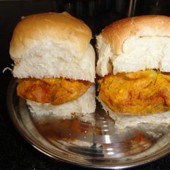 A picture of Vada Pav.