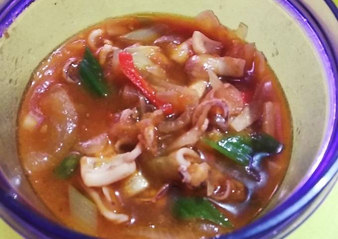 Resep Cumi asam manis oleh Bunda Zayyan & Fayra - Cookpad