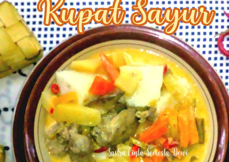 Resep Kupat Sayur Anti Gagal